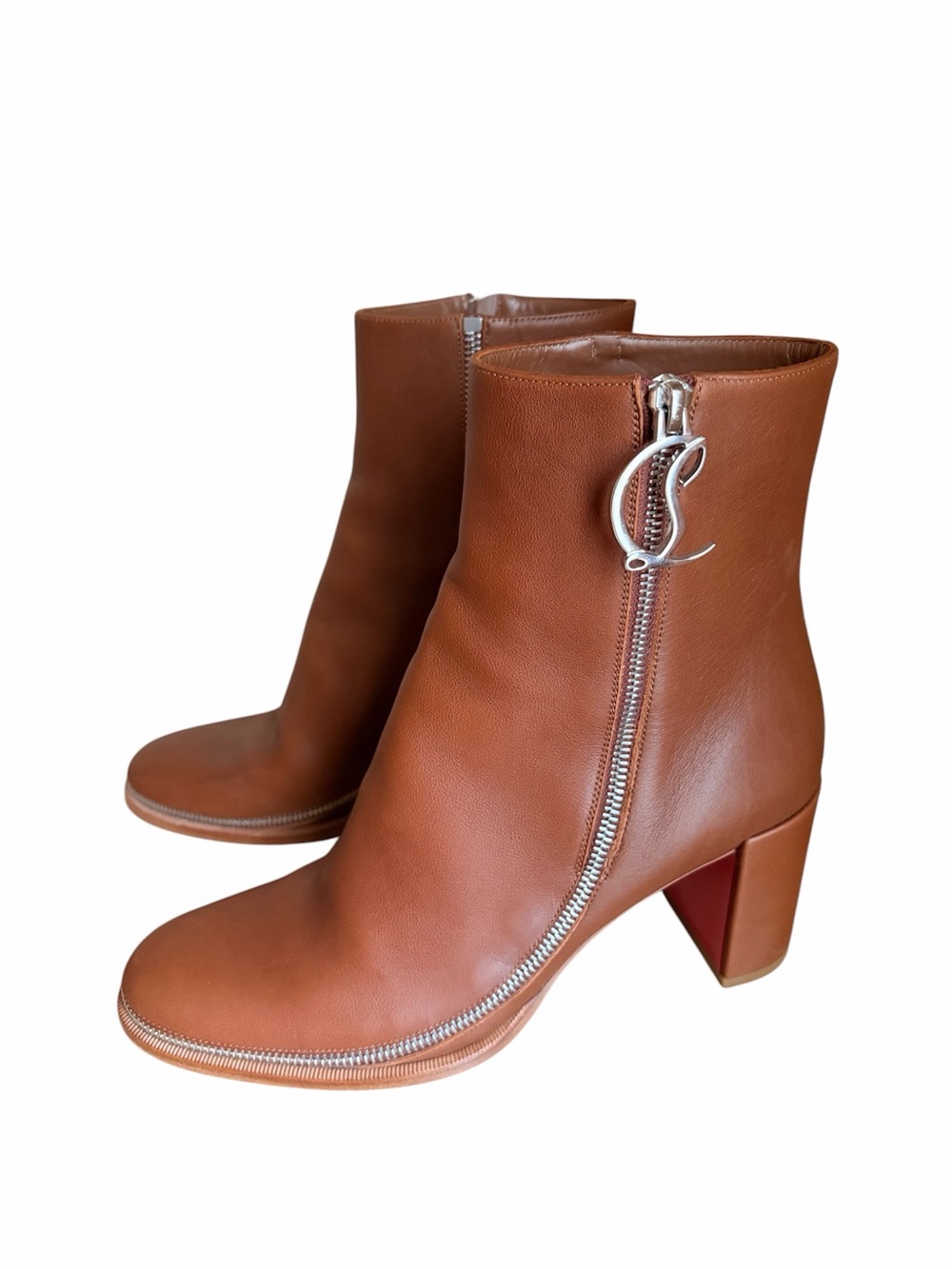 Christian Louboutin CL zip leather boots RETAIL 1,495 - Picture 3 of 11